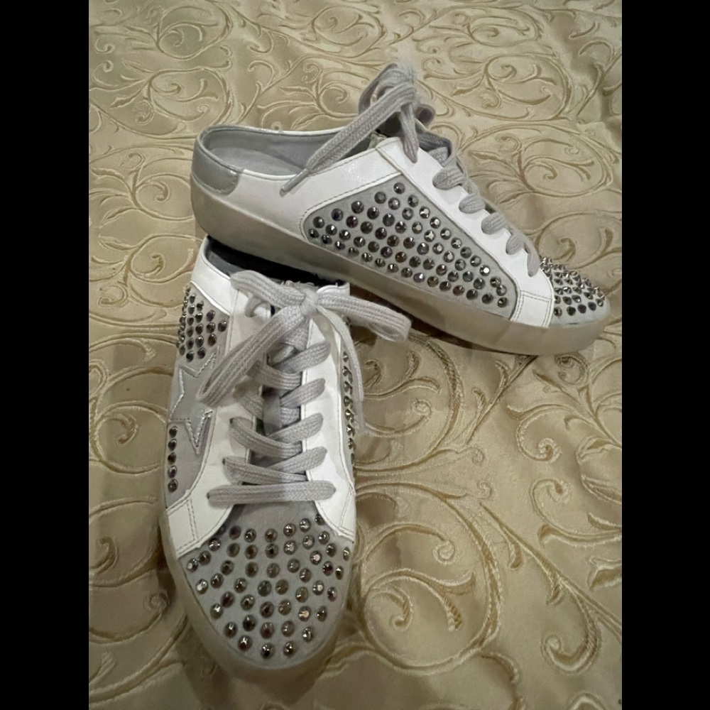 Stu shop embellished slide sneakers